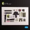 Kelik Jaguar A - interior 3D decals for HobbyBoss kit 3D matrica