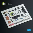 Kelik Supermarine Swift FR.5 - interior 3D decals for AirFix kit 3D matrica