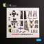 Kelik F-4B Phantom - interior 3D decals for FineMolds kit 3D matrica