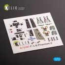Kelik F-4B Phantom - interior 3D decals for FineMolds kit 3D matrica
