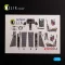 Kelik F-1 Support Fighter - interior 3D decals for Platz kit 3D matrica