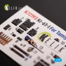 Kelik KI-61 - interior 3D decals for Tamiya kit 3D matrica