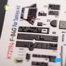 Kelik F-84G Thunderjet - interior 3D decals for Tamiya kit 3D matrica