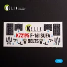 Kelik F-16I - interior 3D decals for Hasegawa kit 3D matrica