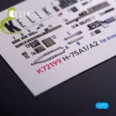 Kelik H-75A1/AR - interior 3D decals for Arma Hobby kit 3D matrica