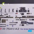 Kelik H-75A1/AR - interior 3D decals for Arma Hobby kit 3D matrica