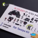 Kelik P-51D Mustang - interior 3D decals for Tamiya kit 3D matrica