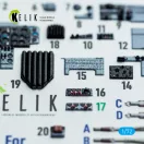 Kelik MiG-19P/PM - interior 3D decals for ClearProp kit 3D matrica