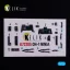 Kelik OH-1 NINJA - interior 3D decals for Aoshima kit 3D matrica
