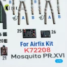 Kelik Mosquito PR.XVI - interior 3D decals for Airfix kit 3D matrica