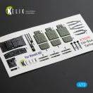 Kelik CH-54A Tarhe - interior 3D decals for Revell kit 3D matrica