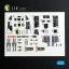 Kelik F-14B Tomcat - interior 3D decals for HobbyBoss kit 3D matrica