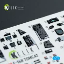 Kelik F-14B Tomcat - interior 3D decals for HobbyBoss kit 3D matrica