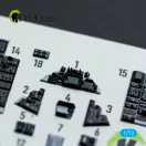 Kelik F-14D Super Tomcat - interior 3D decals for Academy kit 3D matrica
