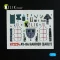 Kelik AV-8A Harrier (early) - interior 3D decals for Italeri kit 3D matrica