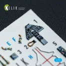 Kelik AV-8A Harrier (early) - interior 3D decals for Italeri kit 3D matrica