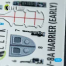 Kelik AV-8A Harrier (early) - interior 3D decals for Italeri kit 3D matrica