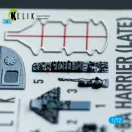 Kelik AV-8A Harrier (late) - interior 3D decals for Italeri kit 3D matrica