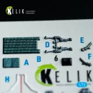 Kelik Harrier Gr1/Gr3 (Early) - interior 3D decals for Italeri kit 3D matrica