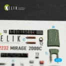 Kelik Mirage-2000C - interior 3D decals for DreamModel kit 3D matrica