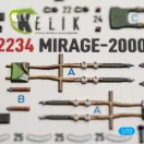 Kelik Mirage-2000D - interior 3D decals for Dream Model 3D matrica