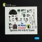 Kelik Spitfire PR A/B/E Types - interior 3D decals for IBG Models kit 3D matrica