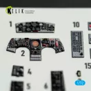 Kelik F-104J - interior 3D decals for Fine Molds kit 3D matrica