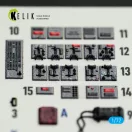 Kelik F-104J - interior 3D decals for Fine Molds kit 3D matrica