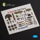 Kelik Bf-110C Early - interior 3D decals for Eduard 3D matrica
