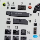 Kelik Bf-110G-4- interior 3D decals for Eduard 3D matrica
