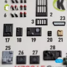 Kelik Sunderlend MkI/II - interior 3D decals for Special Hobby 3D matrica
