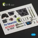 Kelik S-199 - interior 3D decals for Eduard 3D matrica