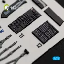 Kelik CH-54A Tarhe - interior 3D decals for ICM 3D matrica