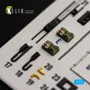 Kelik CH-54A Tarhe - interior 3D decals for ICM 3D matrica