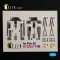 Kelik T-1B - interior 3D decals for Platz 3D matrica