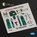Kelik MiG-21 bis - interior 3D decals for Eduard 3D matrica