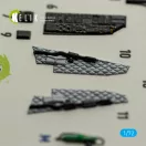 Kelik A-10A Thunderbolt - interior 3D decals for Great Wall Hobby 3D matrica