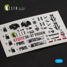 Kelik SK-37 Viggen - interior 3D decals for Special Hobby 3D matrica