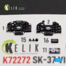 Kelik SK-37 Viggen - interior 3D decals for Special Hobby 3D matrica