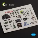 Kelik Spitfire Mk.I - interior 3D decals for IBG 3D matrica