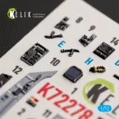 Kelik F/A-18A - interior 3D decals for Academy 12411 3D matrica