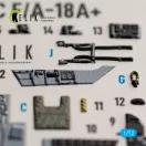 Kelik USMC F/A-18+ - interior 3D decals for Academy 12411 3D matrica