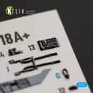 Kelik USMC F/A-18+ - interior 3D decals for Academy 12411 3D matrica