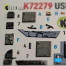 Kelik USMC F/A-18+ - interior 3D decals for Academy 12411 3D matrica