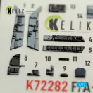Kelik F/A-18C (EARLY) - interior 3D decals for Academy 12411 3D matrica