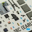Kelik F/A-18C (EARLY) - interior 3D decals for Academy 12411 3D matrica