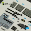 Kelik F/A-18C (EARLY) - interior 3D decals for Academy 12411 3D matrica