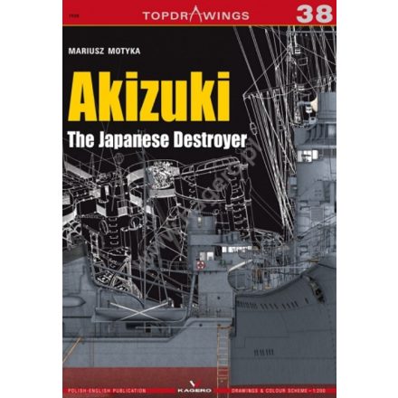 Kagero Akizuki. The Japanese Destroyer