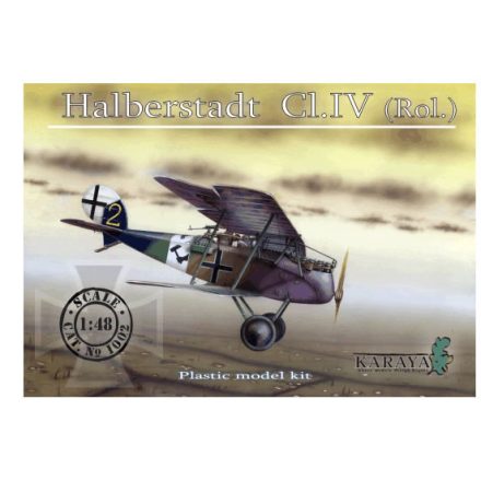 KARAYA Halberstadt Cl.IV (Rol.) – plastic, resin, PE (long fuselage) makett