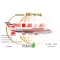 KARAYA Douglas DC-9-14 Trans World Airlines makett